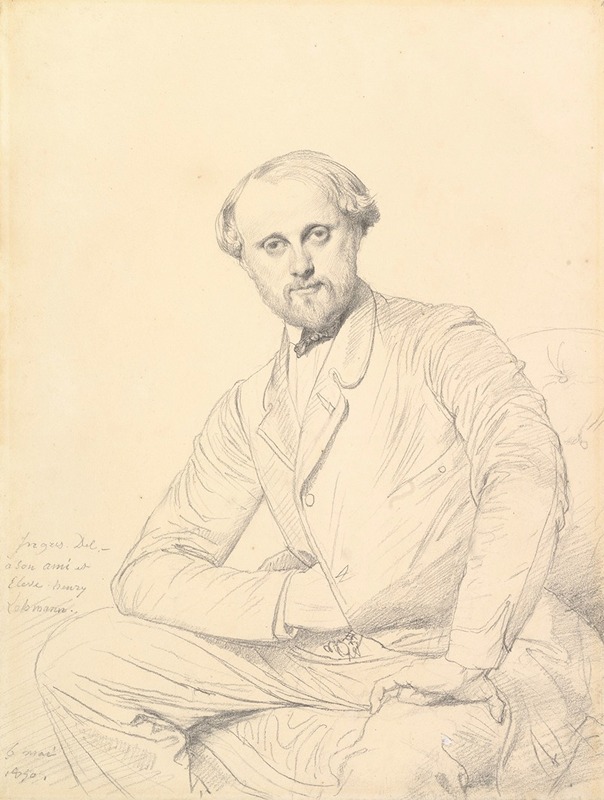 Jean Auguste Dominique Ingres - Henri Lehmann