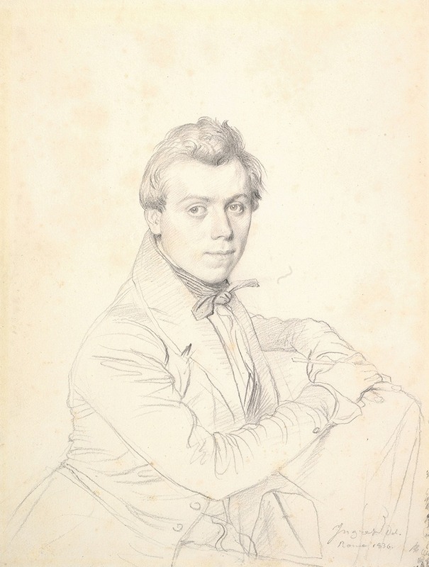 Jean Auguste Dominique Ingres - The Architect Charles-Victor Famin