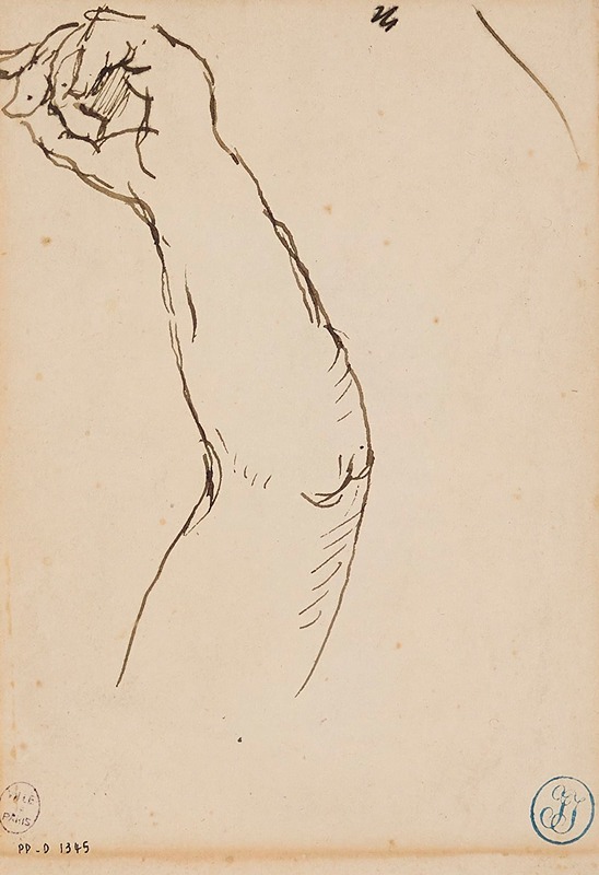 Etude de bras by Jean Auguste Dominique Ingres - Artvee