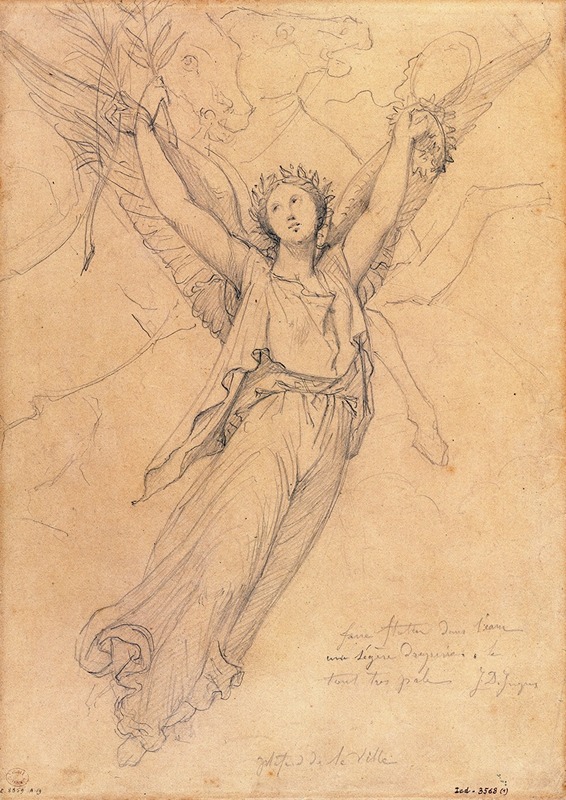 Jean Auguste Dominique Ingres - Etude pour ‘L’apothéose de Napoléon Ier’