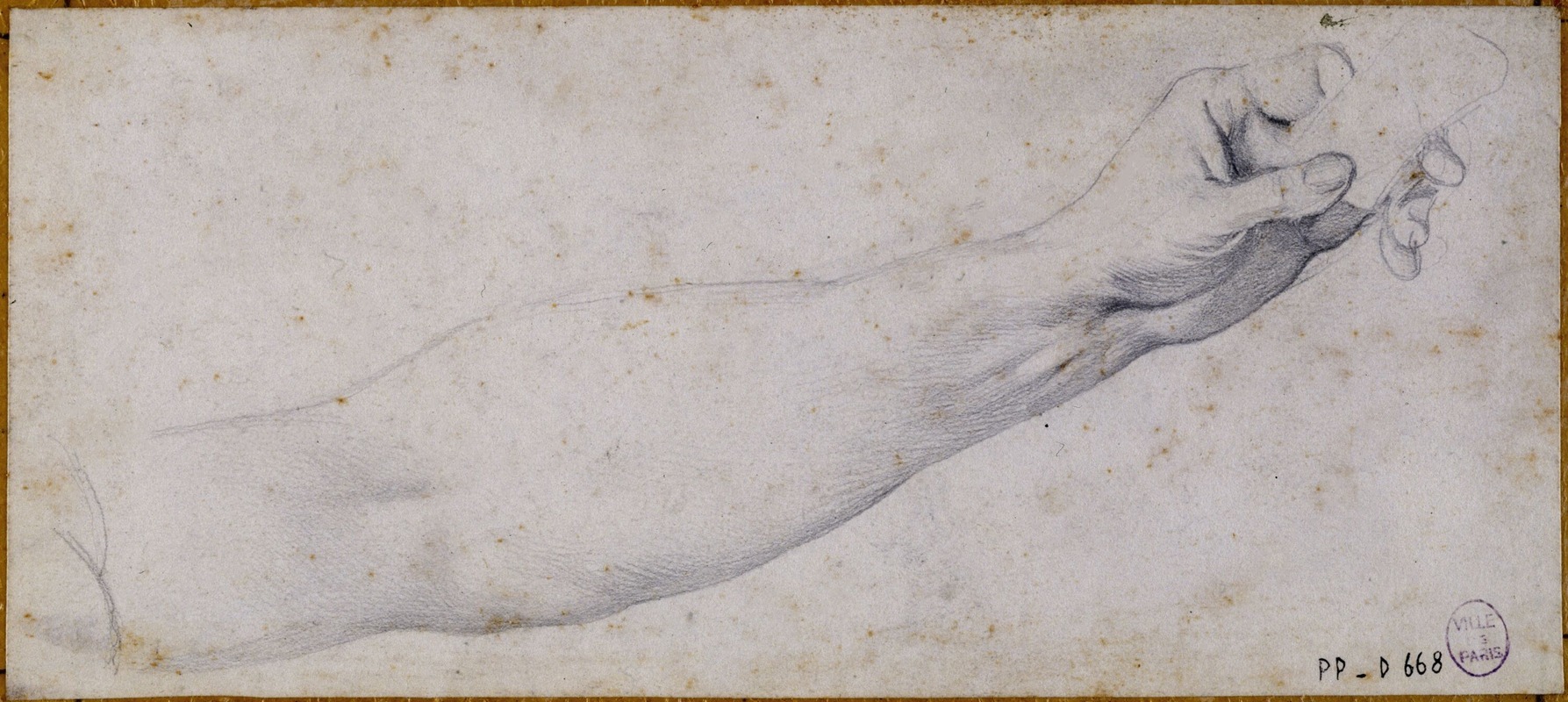 Etude de bras et quatre études de mains by Jean-Auguste-Dominique Ingres on  artnet