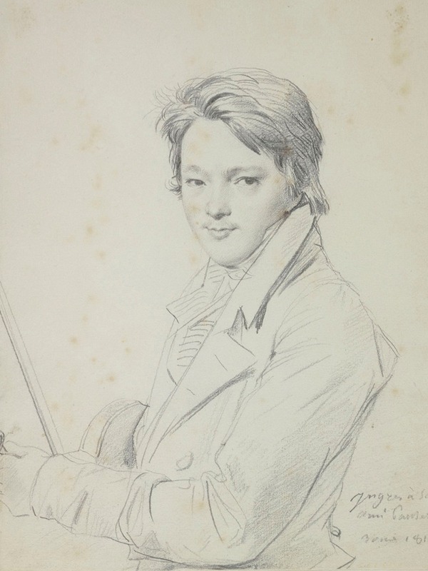 Jean Auguste Dominique Ingres - Portrait du compositeur Auguste-Mathieu Panseron (1795-1859).