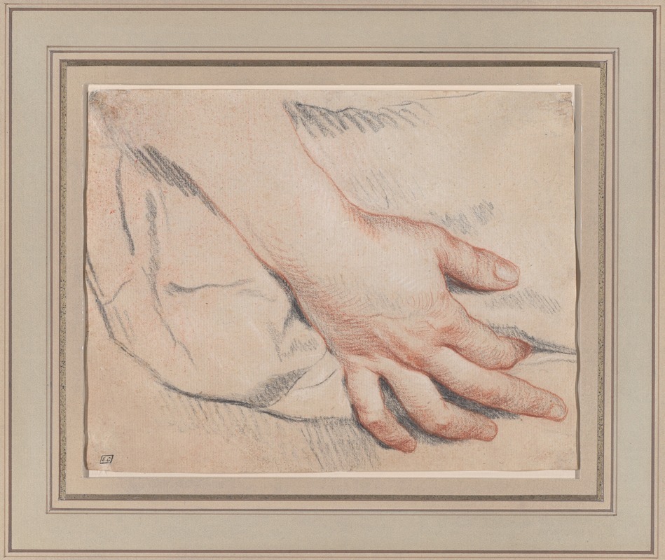 Jean-Baptiste Greuze - Study of a Hand