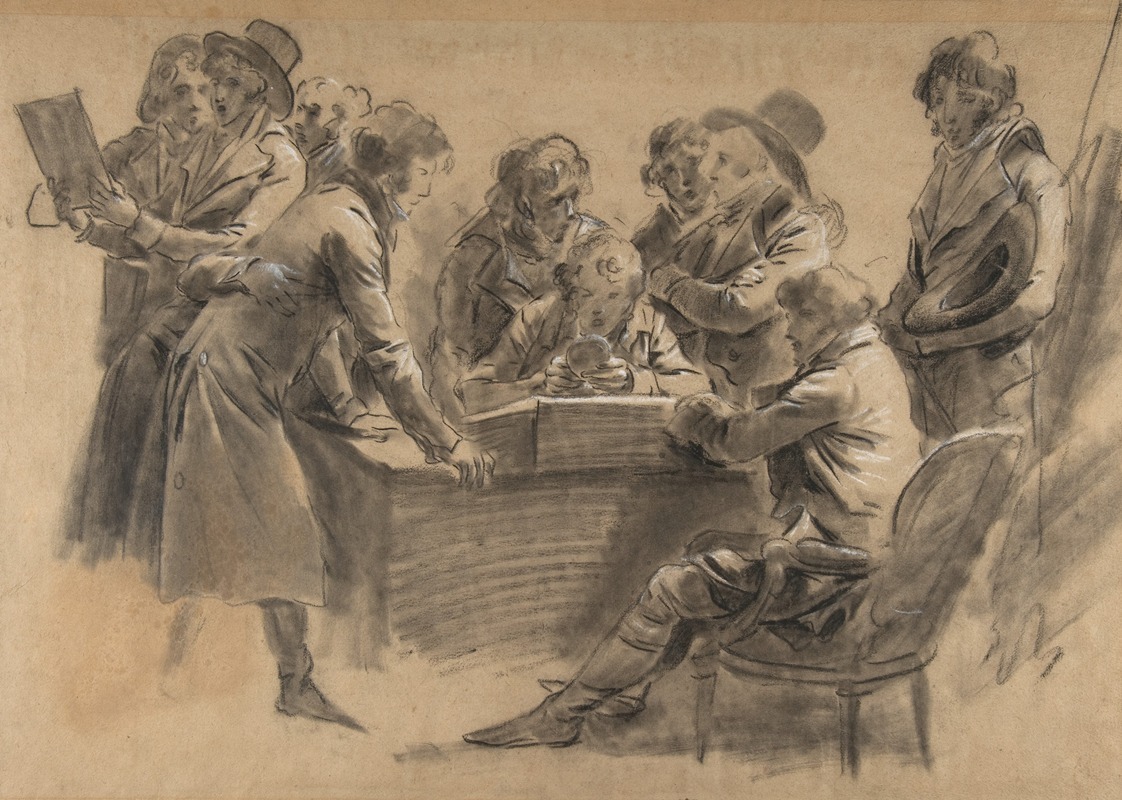 Louis Léopold Boilly - Group of Artists in Jean-Baptiste Isabey’s Studio
