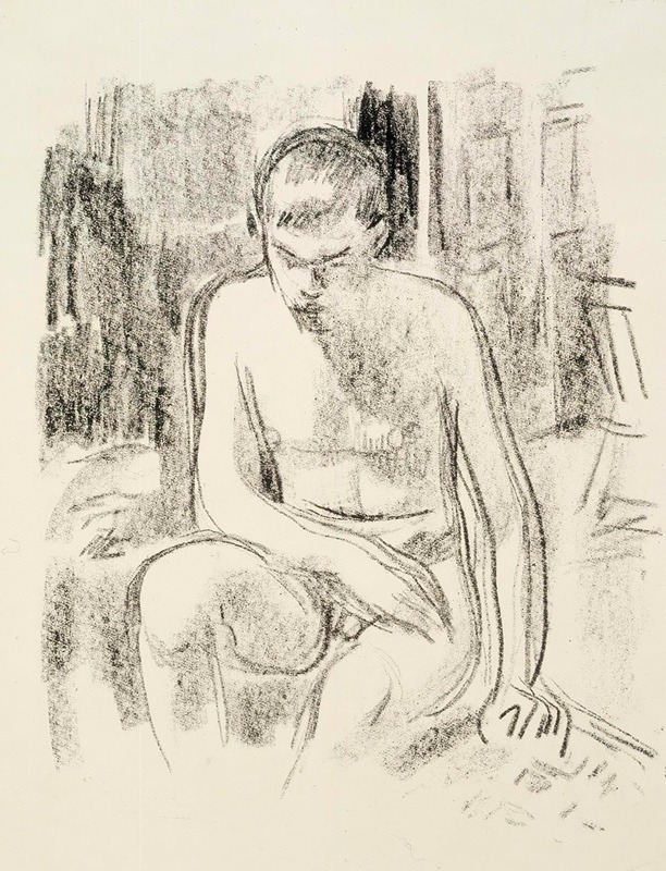 Magnus Enckell - Nude Boy Seated