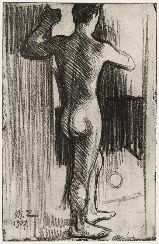 Magnus Enckell - Nude Male Model from the Back