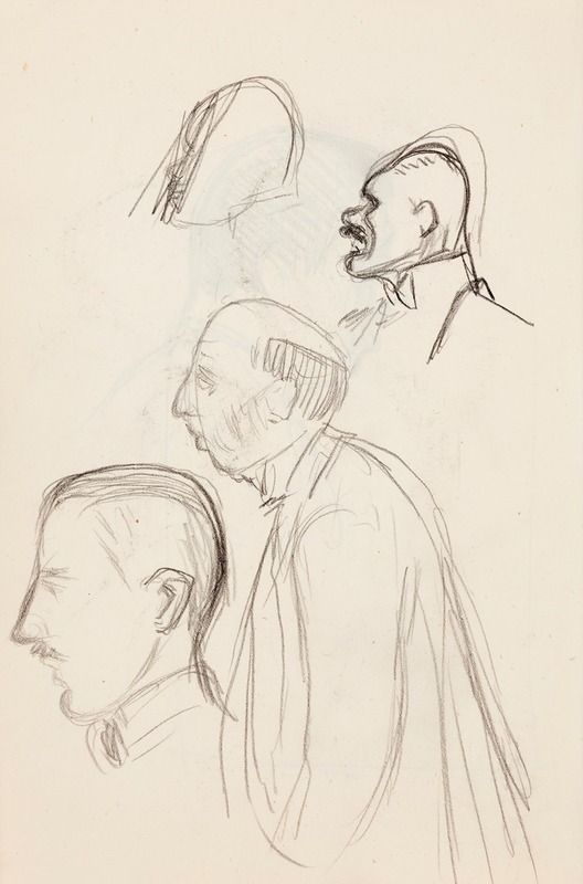 Magnus Enckell - Portraits of Men, Sketch