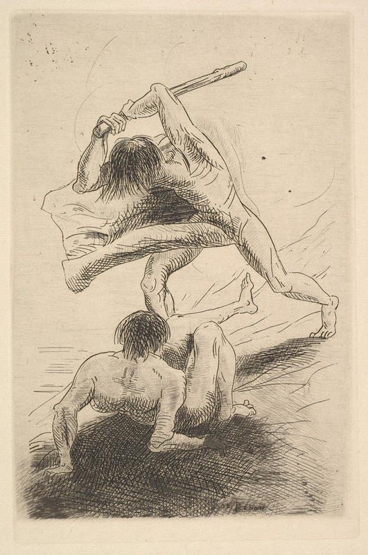 Odilon Redon - Cain and Abel