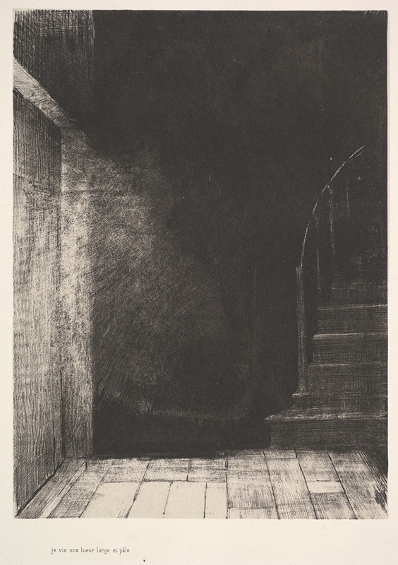 Odilon Redon - I saw a flash of light, large and pale