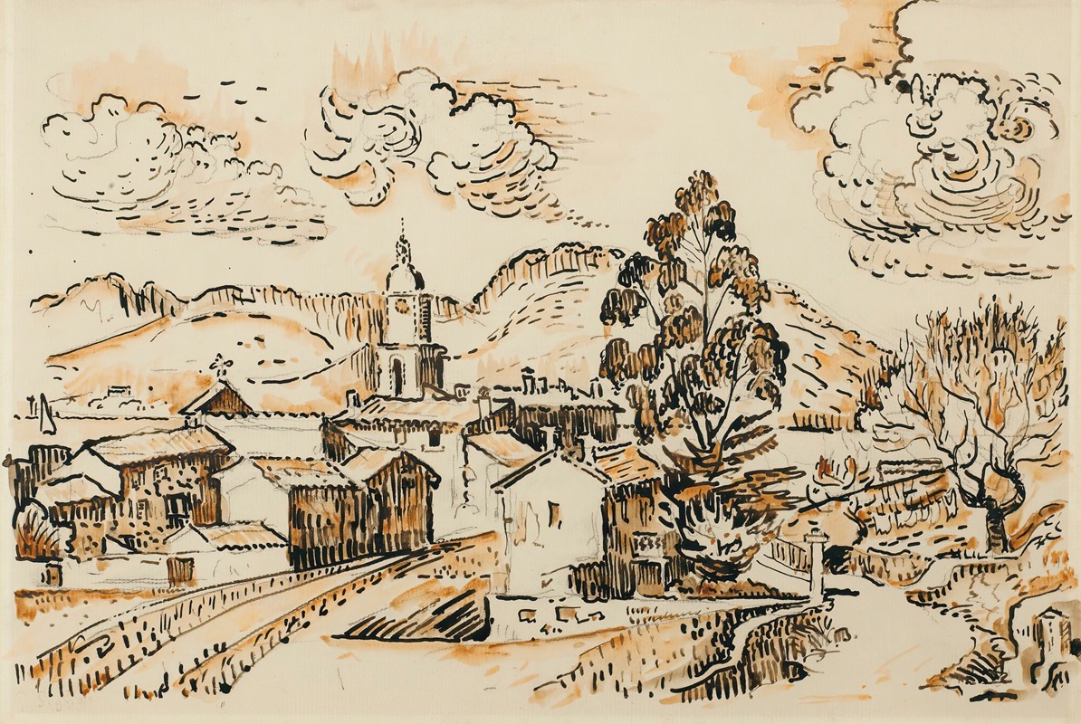 Paul Signac - Saint-Tropez, Le Clocher