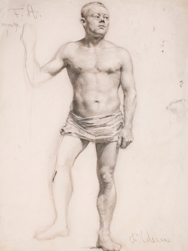 Pekka Halonen - Nude Male Model