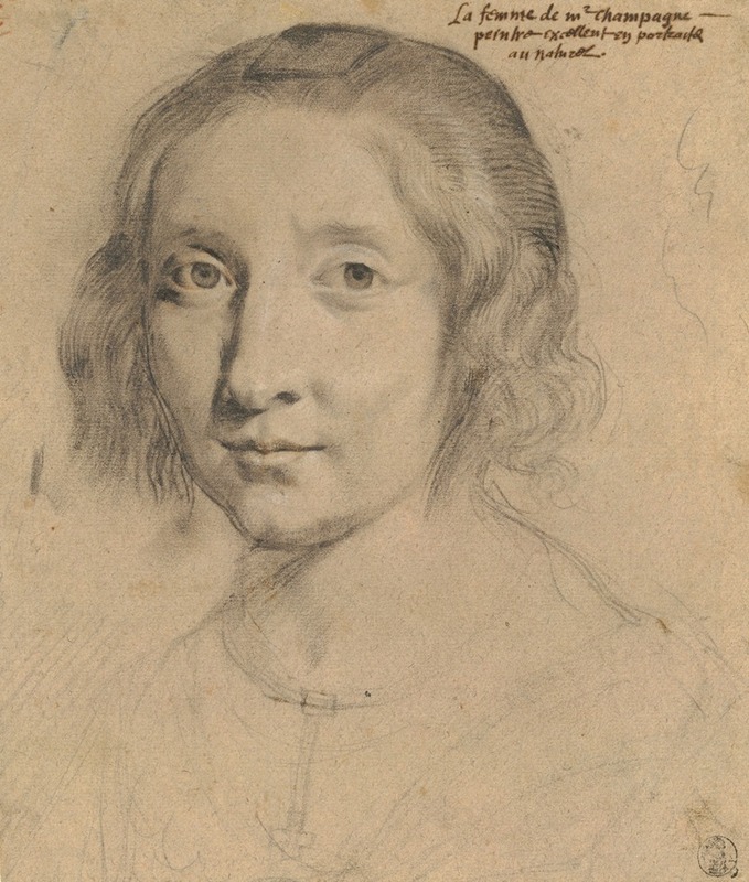 Philippe de Champaigne - Portrait of Charlotte Duchesne