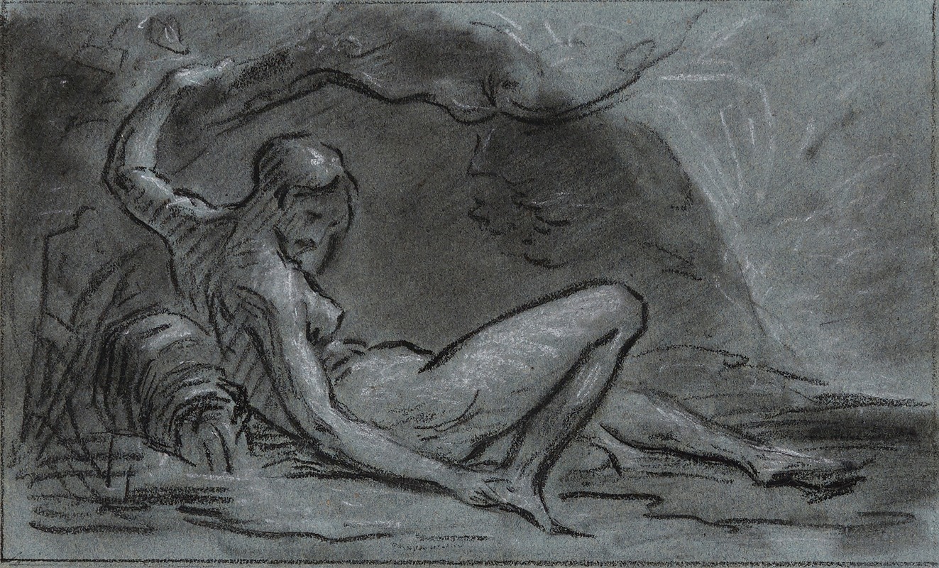 Pierre-Paul Prud'hon - Jeune femme nue allongée