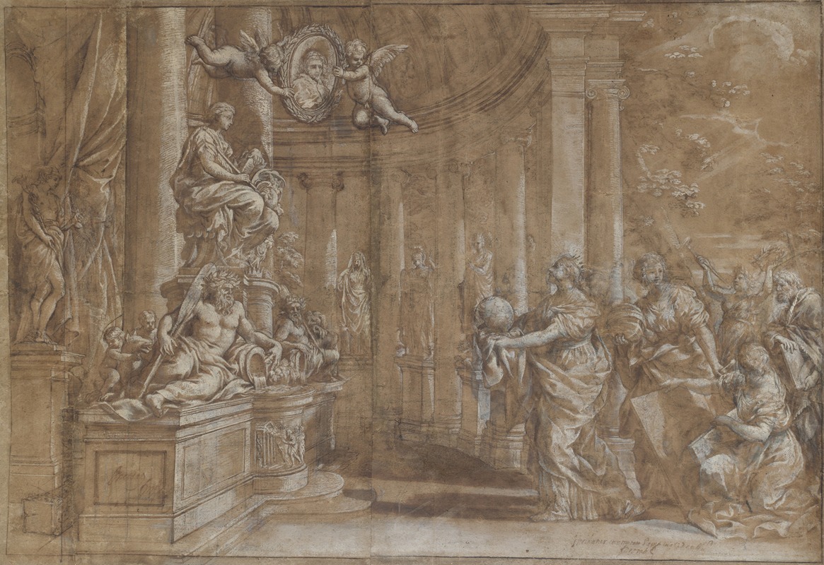Pietro da Cortona - Allegory in Honor of Cardinal Antonio Barberini the Younger (1607-1671)