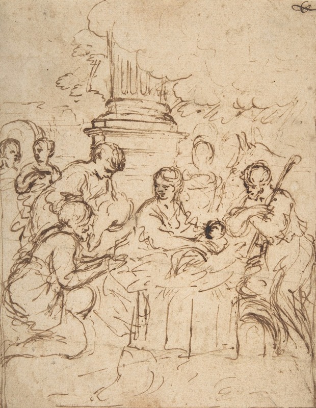 Pietro da Cortona - The Adoration of the Shepherds.