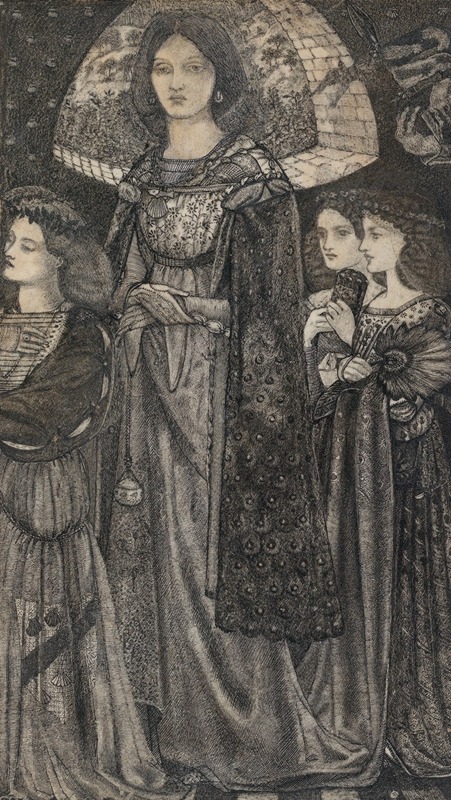 Sir Edward Coley Burne-Jones - Alice, la Belle Pèlerine