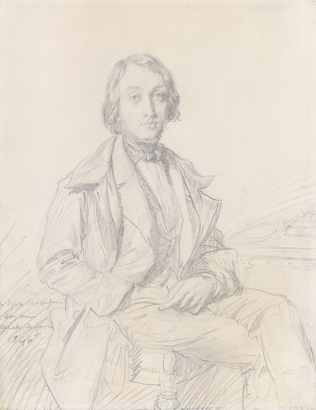 Théodore Chassériau - Portrait of Félix Ravaisson
