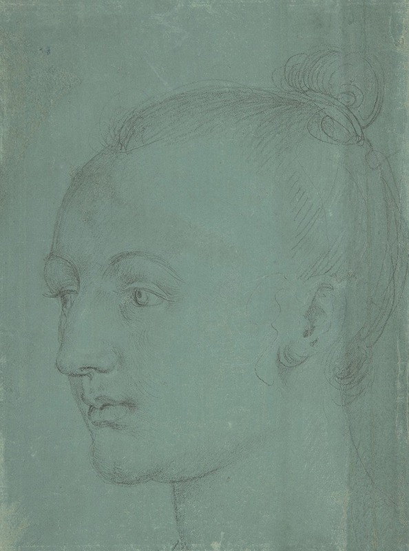 Albrecht Dürer - Head of a Young Woman