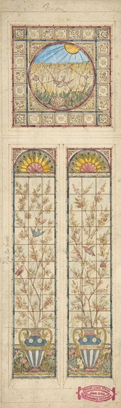 Alexander Gibbs - Design for a stained glass window