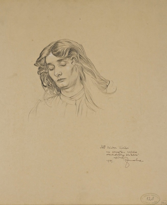 Alphonse Mucha - Czech young woman