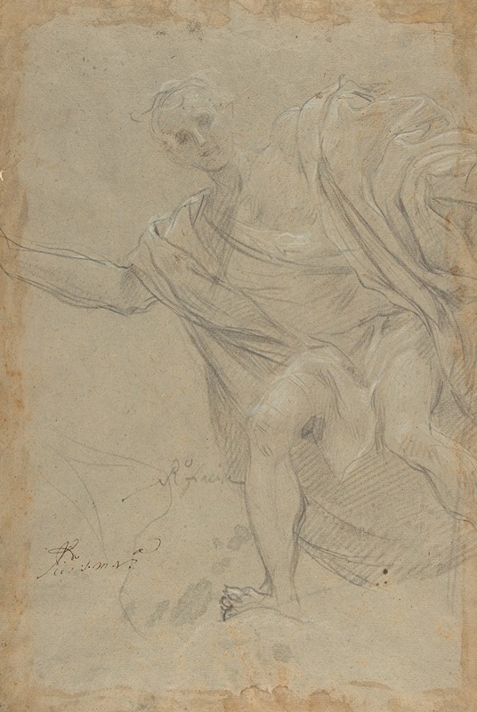 Baldassarre Franceschini - Standing Draped Male Figure
