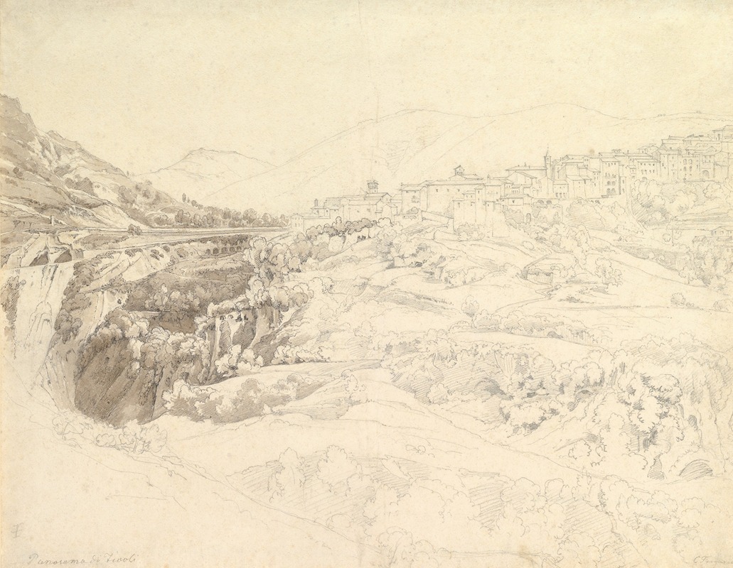 Carl Ludwig Frommel - Landscape Near Tivoli