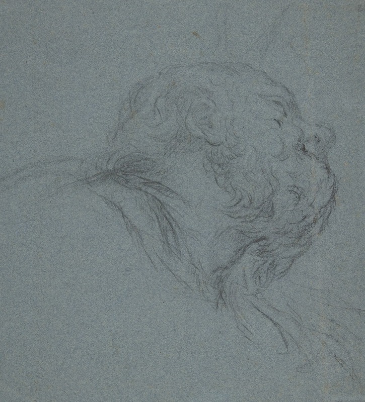 Ciro Ferri - Head of a Bearded Man Looking to Upper Right