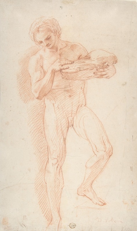 Corrado Giaquinto - Study of a Nude Man