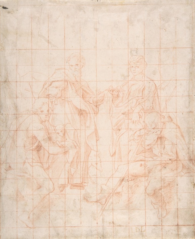 Correggio - Study of Four Saints
