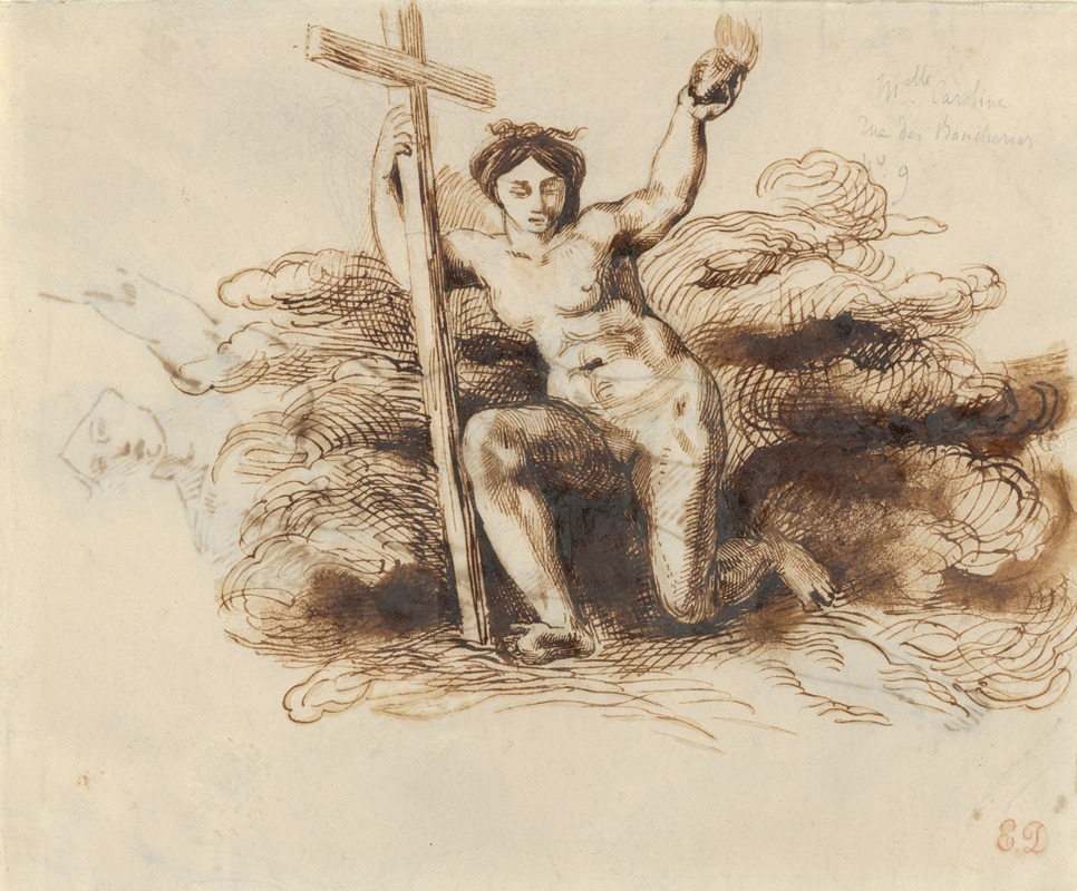 Eugène Delacroix - The Figure of Religion