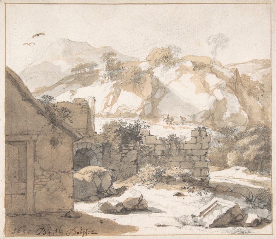 Gerbrand van den Eeckhout - Landscape with Ruins