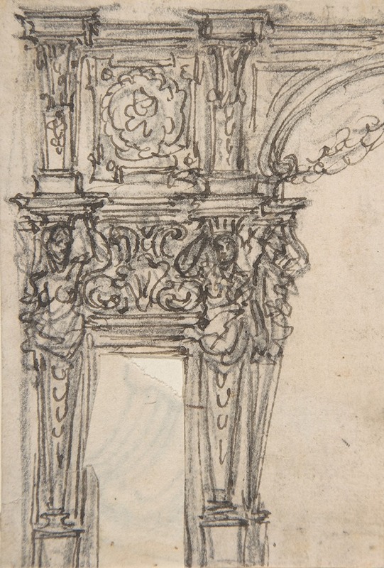 Giovanni Battista Foggini - Design for a Proscenium or Monumental Alcove