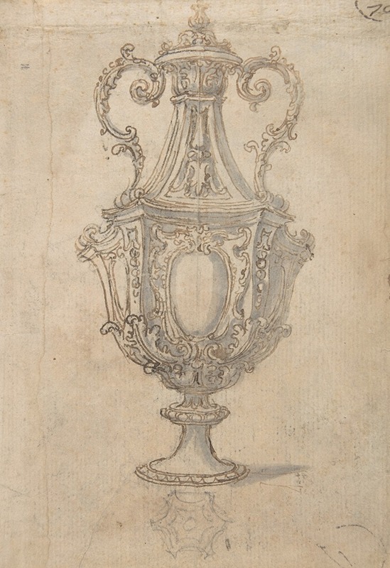Giovanni Battista Foggini - Design for a Vase with a Cross-section of its Neck