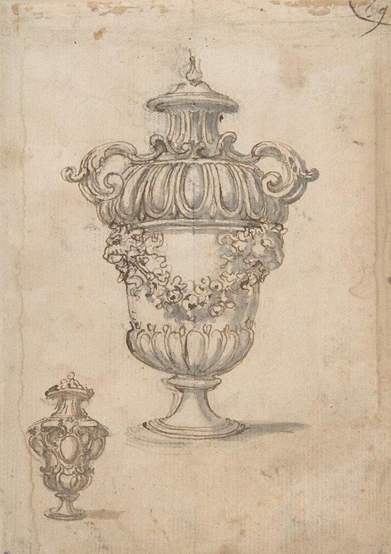 Giovanni Battista Foggini - Two Designs for Vases