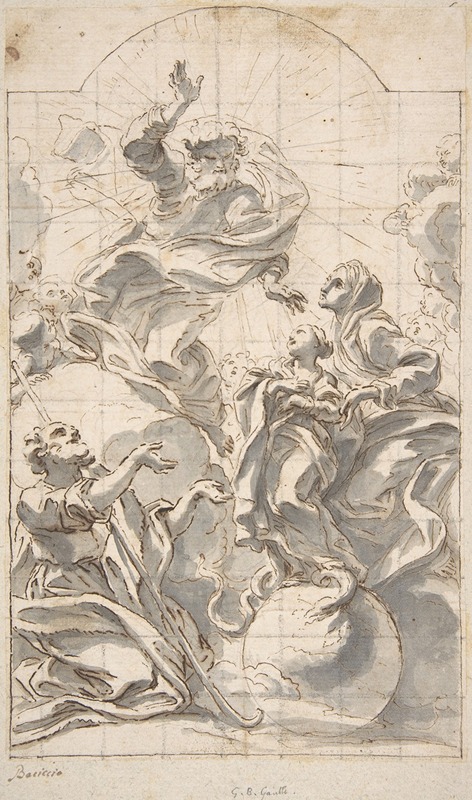 Giovanni Battista Gaulli - Allegory of the Immaculate Conception