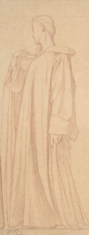 Jean-Hippolyte Flandrin - Saint Cloud; Study for the frieze at Saint-Vincent-de-Paul, Paris