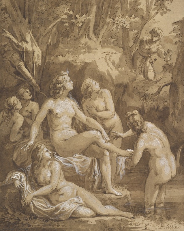 Joseph Bergler the Younger - Diana and Actaeon