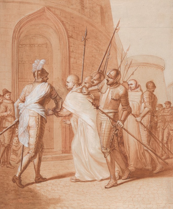 Matthieu Elias - The arrest of Jean de La Barrière by the League at Lombez