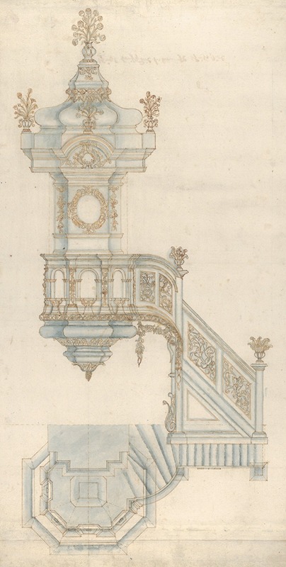 Michael Furtner the Elder - Design for a Pulpit