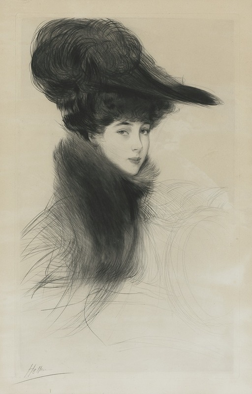 Paul César Helleu - Portrait of Consuelo Vanderbilt, The Duchess of Marlborough