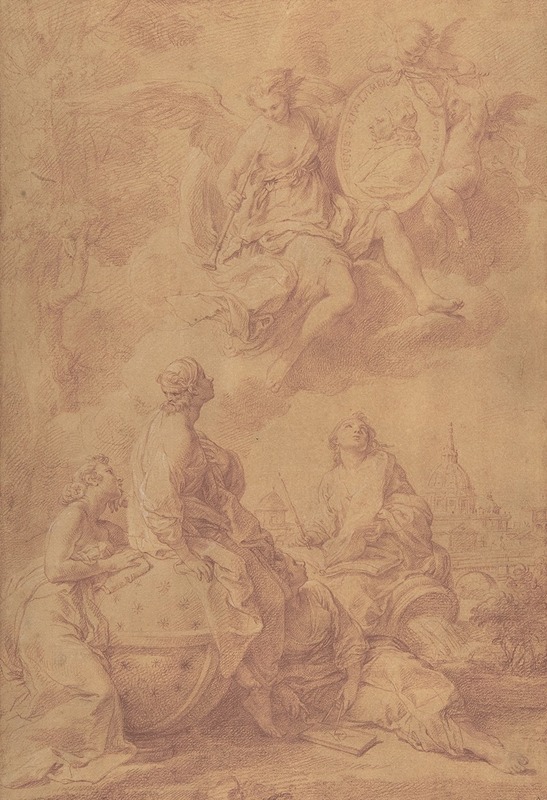 Pompeo Batoni - Allegory in Honor of Pope Benedict XIV