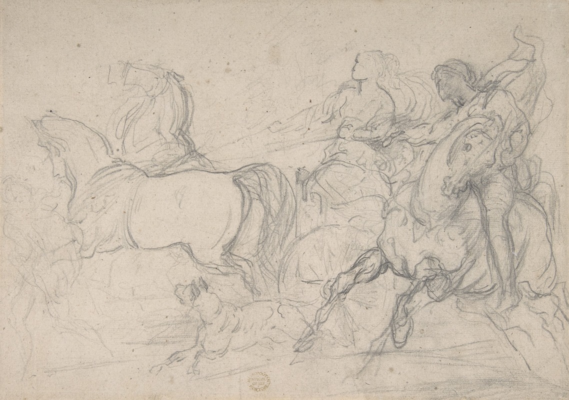 Théodore Géricault - Charioteer and Horseman