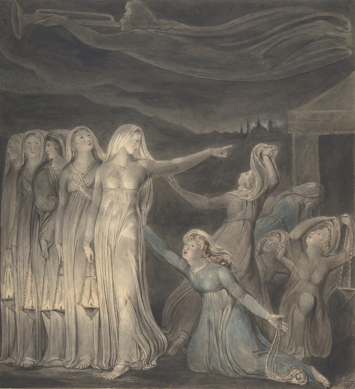 William Blake - The Parable of the Wise and Foolish Virgins