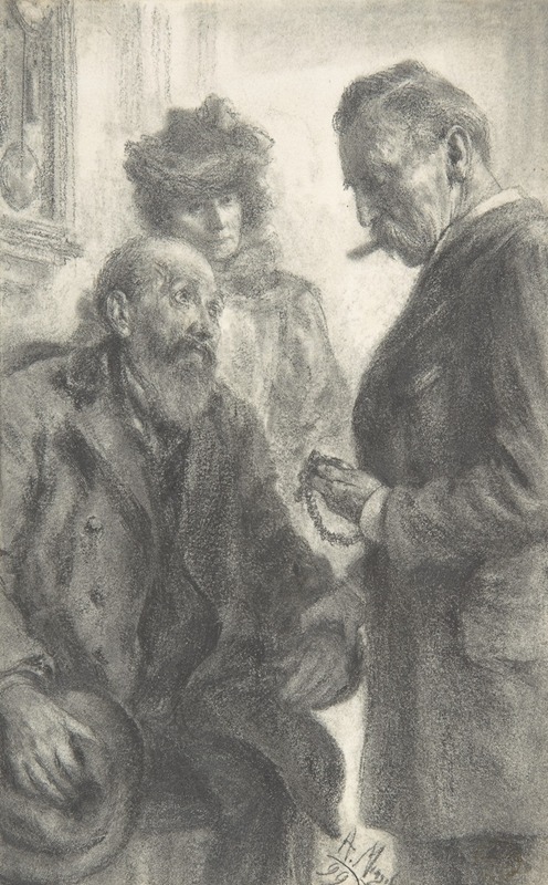 Adolph von Menzel - Doctor and Patient