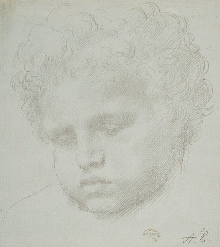 Alphonse Legros - Study of a Head