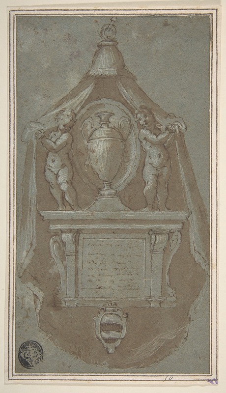 Avanzino Nucci - Design for a Wall Tomb