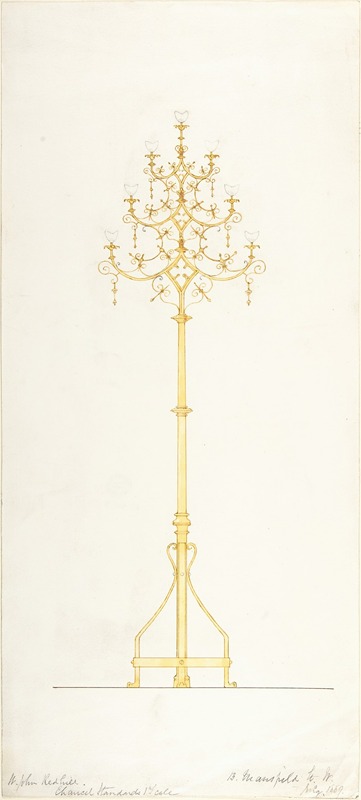 B. Mansfield - Design for Church Lamp Stand