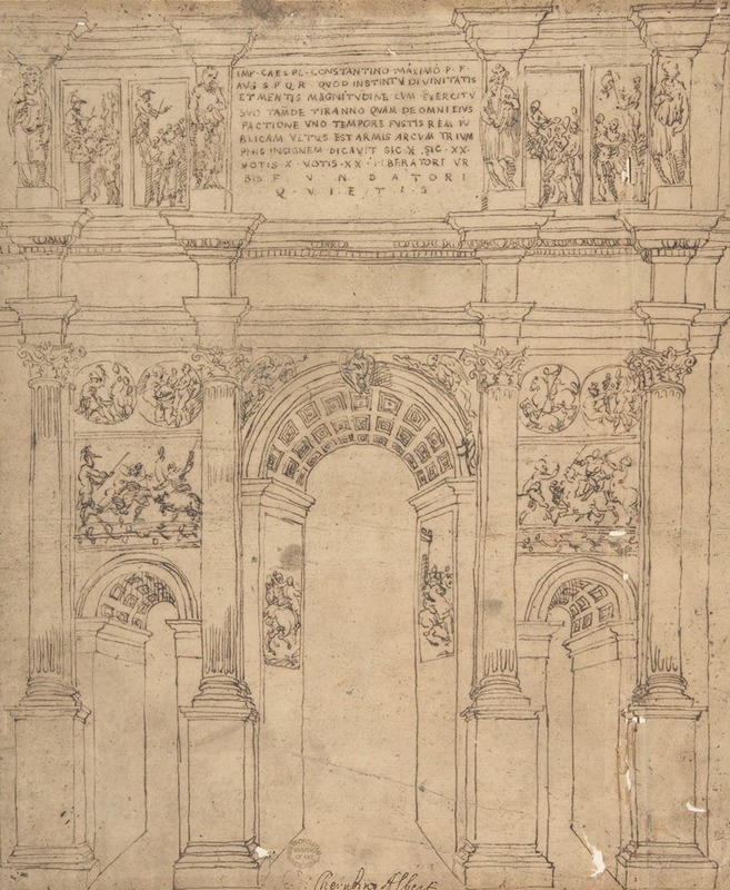 Bartolomeo Neroni - Arch of Constantine, Rome