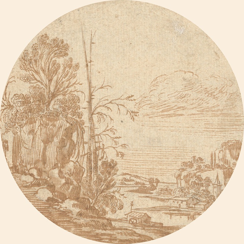 Charles Cornelisz. de Hooch - Landscape with a River and a Village
