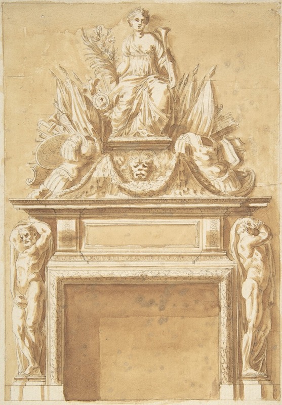 Christian Gottlob Mietzsch - Design for a Mantlepiece